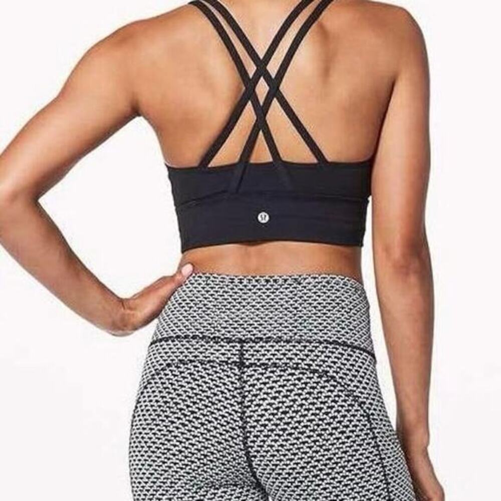 LULULEMON Energy Bra Long Line Medium Support Size 6